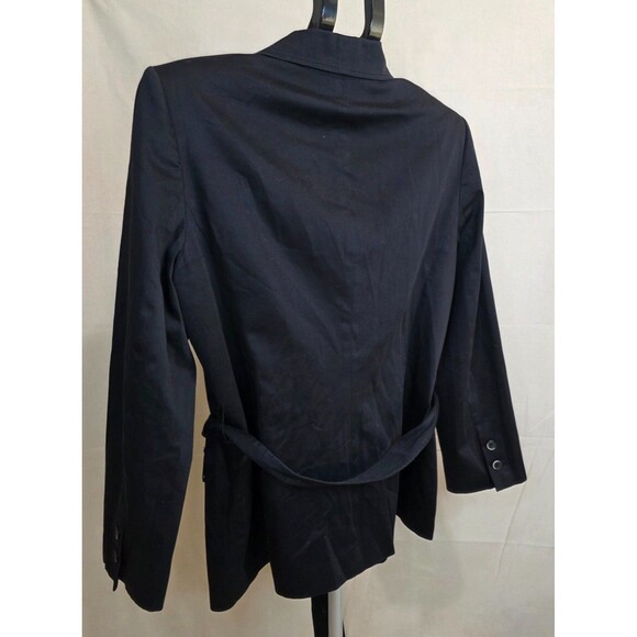 Vintage Women's Le Suit Black Belted Utility Blazer – Size 16 (2000s) - Picture 7 of 14